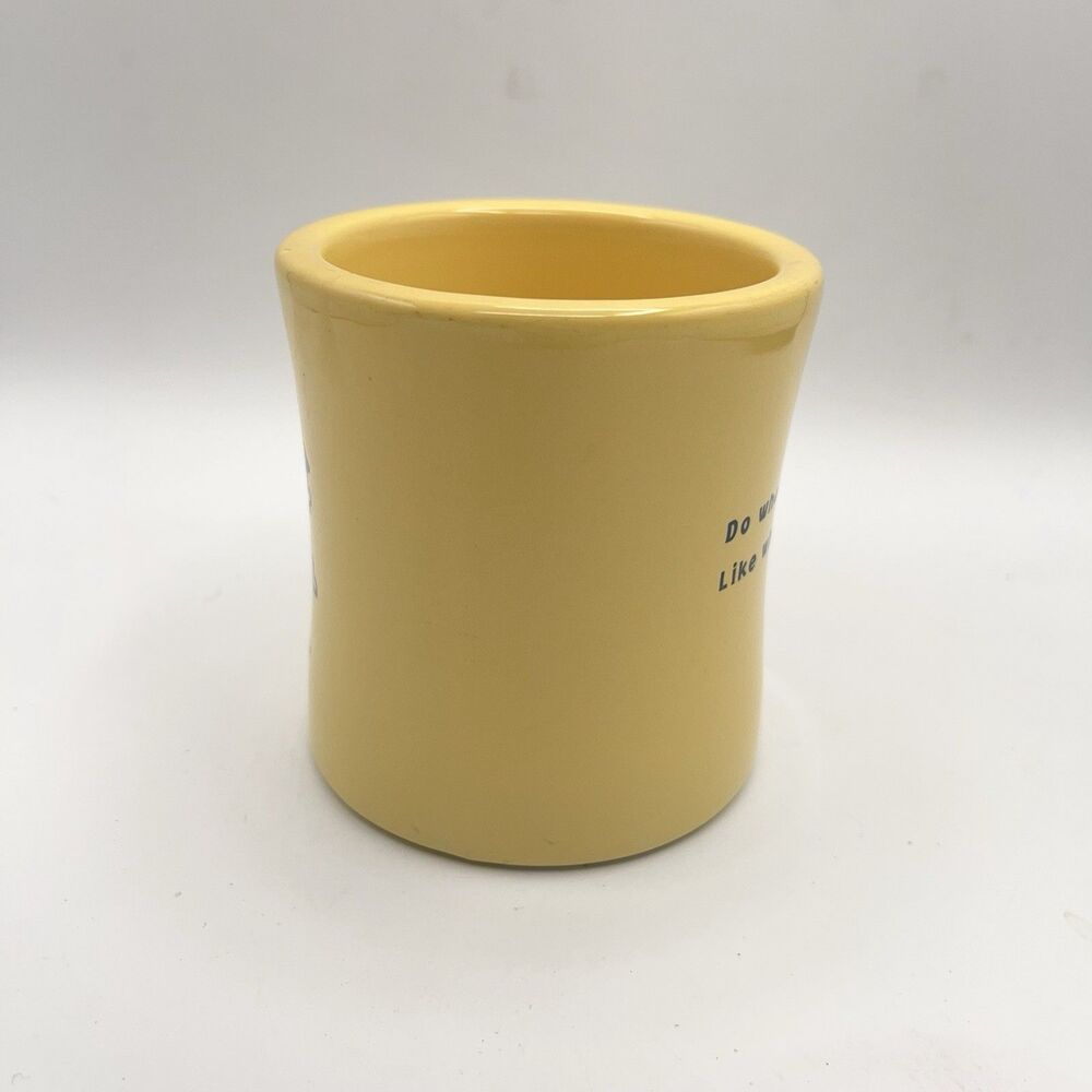 LIFE IS GOOD Yellow Coffee Cup Mug Jake Guy Relaxed in Adirondack Chair 12 oz. - Picture 5 of 9